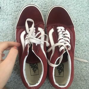 Maroon  old Skool vans